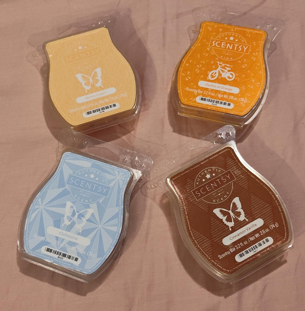 Scentsy Wax Melts Bundle (4pks)